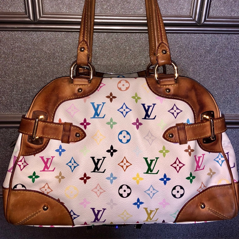 AUTH Louis Vuitton Claudia Handbag